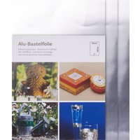 Aluminium-Bastelfolie - Silber/Silber von Rayher