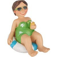 Bade-Urlauberin im Schwimmreif von HobbyFun