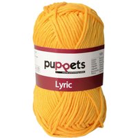 Baumwollgarn "puppets Lyric", 8/8 - Farbe 5024 von Gelb