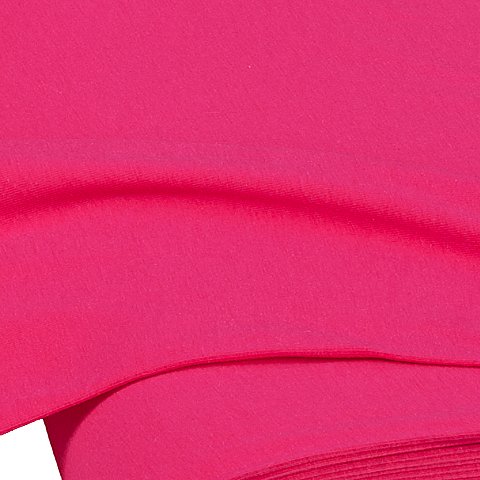 Baumwolljersey "Casual" mit Elasthan, magenta