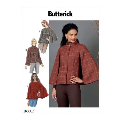 Butterick Schnittmuster 6603 Umhang A5 (34-36-38-40-42) von Butterick