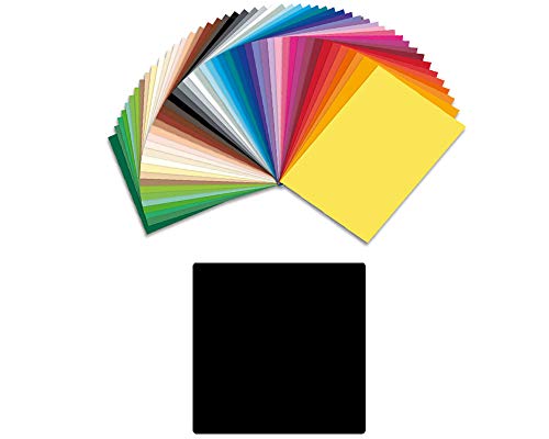 CREATIV DISCOUNT® Tonpapier 130g/qm DIN A3, 50er Pack, Schwarz