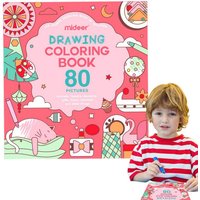 Children Coloring Books Drawing Books Early Learning Geometric Educational Toys Food-Grade Ink Geometric Early Learning Drawing