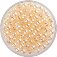 Crystal Renaissance Glaswachsperle, 4mm, 75 Stück - Creme von Beige