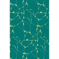 Décopatch Hot-Foil Papier "Kintsugi Türkis" von Grün