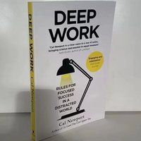 Deep Work By Cal Newport Rules For Focused Success in a Distracted World Novel Paperback In English