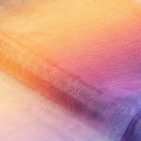 Feiner Organza "Rainbow", bunt