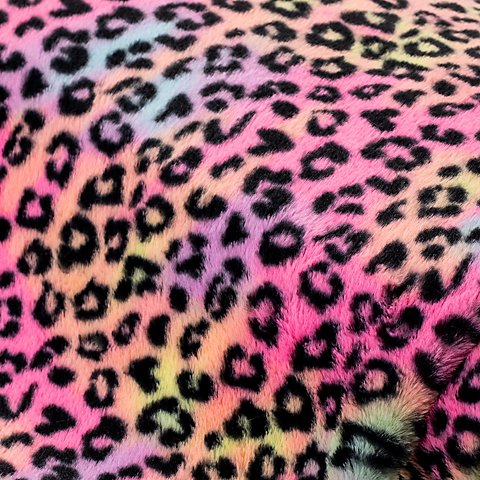 Fellimitat "Leopard", bunt Fellimitat "Leopard", bunt
