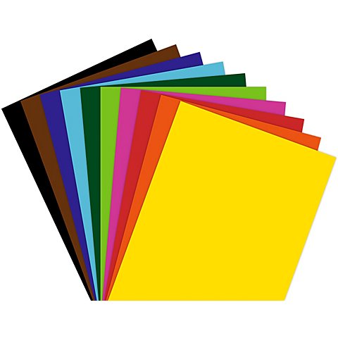 Fotokarton, bunt, 50 x 70 cm, 50 Blatt