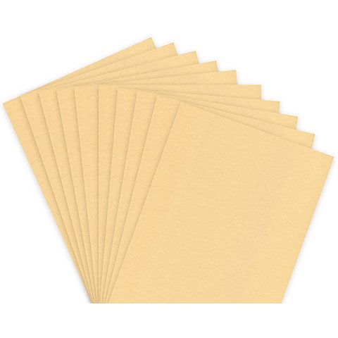 Fotokarton, creme, 21 x 29,7 cm, 50 Blatt von folia (Bringmann)