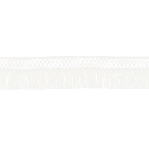 Fransenborte, creme, Breite: 12 cm, Länge: 3 m Fransenborte, creme, Breite: 12 cm, Länge: 3 m