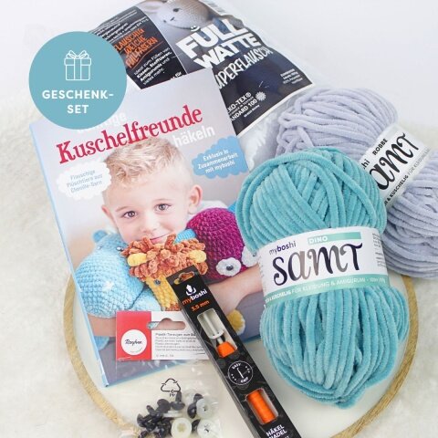 Geschenk-Set ''Samtige Kuschelfreunde''