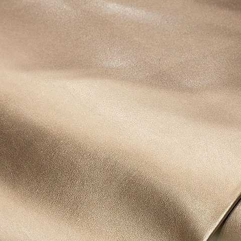 Glattes Kunstleder, bronze-metallic