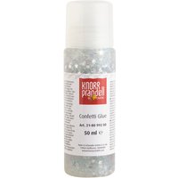 Glitter Confetti Glue - Sterne, Silber von KNORR prandell