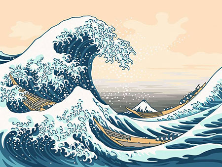 Gro�e Welle (Hokusai)