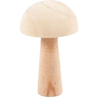 Holz-Pilz von Beige