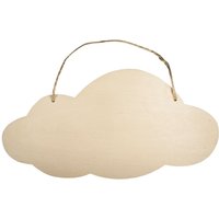 Holz-Schild "Wolke" von Beige