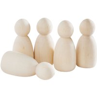 Holzfigur "Kegel" - Ø 27 mm von Beige