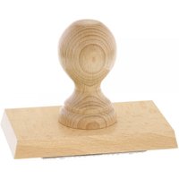 Holzstempel / Wiegestempel (130x80 mm - 16 Zeilen)