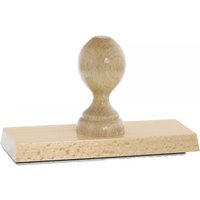 Holzstempel / Wiegestempel (160x60 mm - 12 Zeilen)