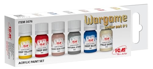 ICM 3076 - Wargame Color Set # 1 6x12ml - Neu