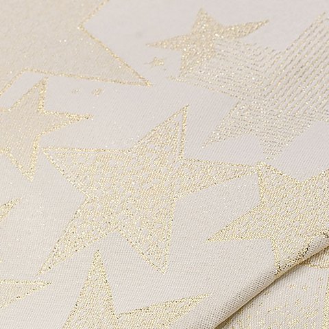 Jacquard "Sternenhimmel", natur/gold