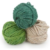 Jutekordel-Set "Shabby Green" von HOTEX