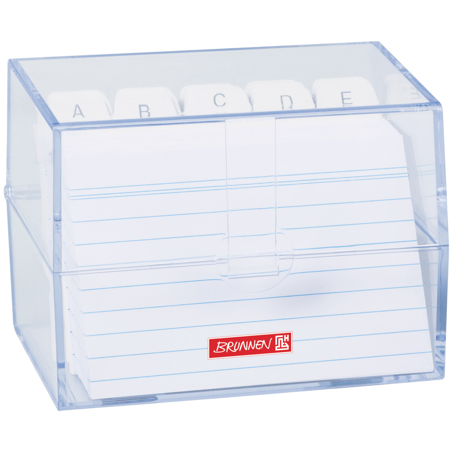 Karteibox A7 inkl. Karteikarten transparent Karteibox A7 inkl. Karteikarten transparent von Brunnen