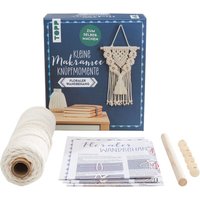 Kleine Knüpfmomente: Makramee-Knüpf-Set "Floraler Wandbehang" von Beige