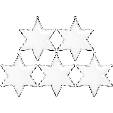 Kunststoff-Formen "Stern", 10 cm, 5 Stück