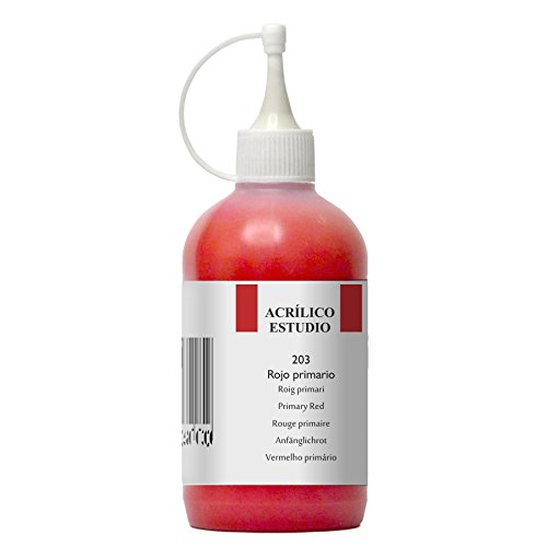 Lienzos Levante 0120522203 - Studio Acrylfarbe, 250 ml Behälter, Farbe 203 Anfänglishrot