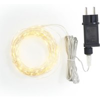 Micro-LED-Lichterkette mit Trafo "200 LEDs" von Silber