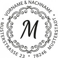 Monogrammstempel - Dekorative Bögen - Trodat 4642