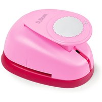 Motivlocher Kreis, gezahnt, 3,8cm von Pink