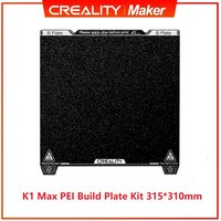 Creality Newest K1/ K1 Max 3D Printer PEI Sheet 235x235mm 315x310mm High Strength Wear Resistance Build Plate Kit for K1/K1MAX