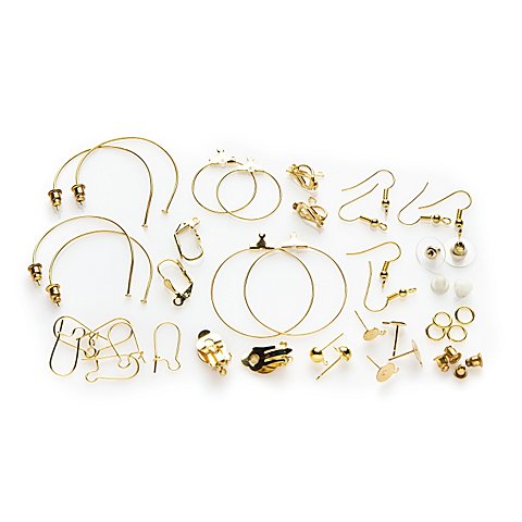 Ohrschmuck-Set, gold