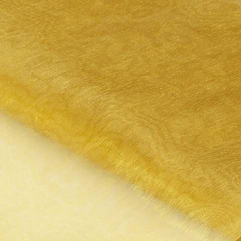 Organza "Delhi", gold glänzend