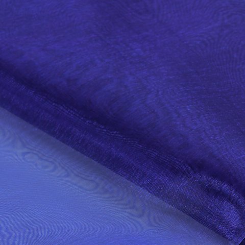 Organza "Delhi", royalblau