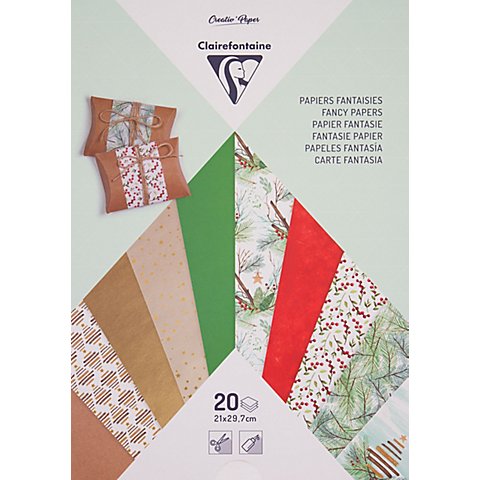 Papierblock "Naturmix", 21 x 29,7 cm, 20 Blatt