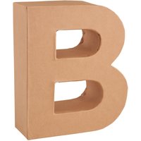 Papp-Buchstabe - Buchstabe "B" von Braun