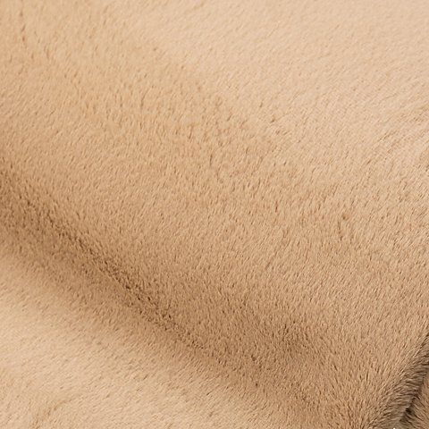 Plüschstoff "Pia", beige