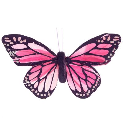 Schmetterling mit Clip 12cm von idee. Creativmarkt