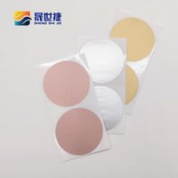 Shengshijie 45mm Round 200pcs Scratch off Sticker Silver/Gold/Rose gold Adhesive Stickers For Party Card Wedding Engagement