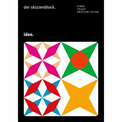 Skizzenblock 120g/m² 50 Blatt von idee. Creativmarkt