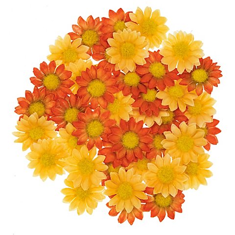 Streublüten, orange-gelb, 4 cm Ø, 40 Stück