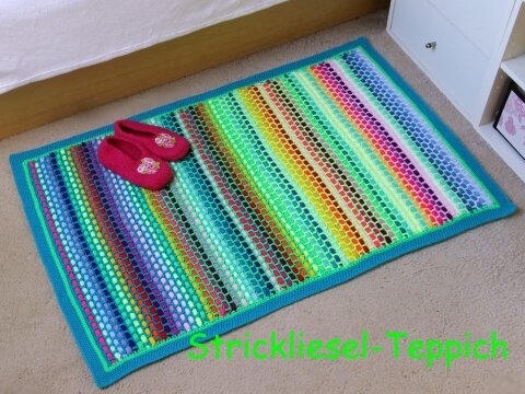 Strickliesel-Teppich für Anfänger