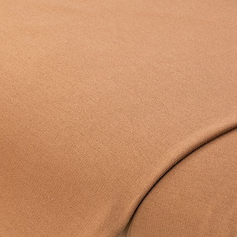 Sweatstoff "Basic" mit gerauter Innenseite, camel