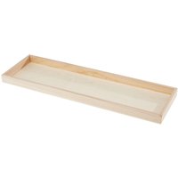 Tablett-Schale, Holz von Beige