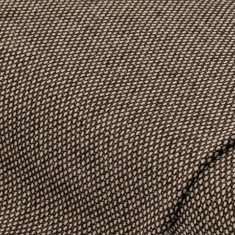 Woll-Tweed "Dots", braun-color