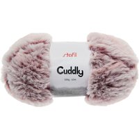 Wolle "Cuddly" - Bordeaux-Melange von Rot